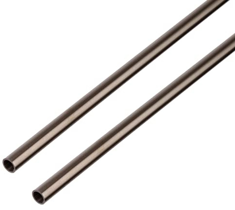 Alberts 499136 Rundrohr | Edelstahl | 1000 x 12 x 1 mm | 2er Set
