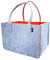 camolo Filztasche Große Einkaufstasche 40x27x27cm Aufbewahrungstasche Kaminholztasche Filz Tasche Shopping-Bag Mit Tragegriff (UNI ORANGE)