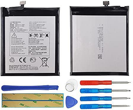Duotipa Ersatzakku Batterie TLP038B1 Kompatibel mit BlackBerry Motion & Alcatel One Touch 3V 2019 5032W Akku mit Werkzeugen