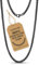 Cadoline Black 316L Stainless Steel Men's Jewellery Wheat Biker Chain Braid Rope 8mm 26 Inch Necklace
