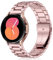 Issinlky Cinturino per Galaxy Watch 7/FE/6/5/4 40mm 44mm, 20mm cinturino metallo acciaio inossidabile per Galaxy Watch 6 Classic/4 Classic/Watch 5 Pro/Watch 3 41mm/Active 2/Active 40MM