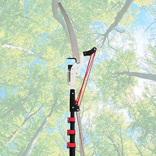 ATRNA Telescopic Pole Saws, Tree Pruners Extendable Pruning Saw Gardening Landscaping Branch Saw Lopper Tools Telescopic Rod Saw with Steel Blade Saw-24FT
