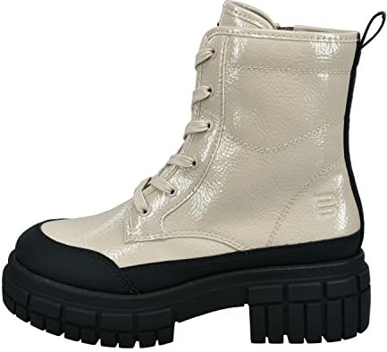 BAGATT Tonic, Stivali Donna, Beige/Nero, 37 EU