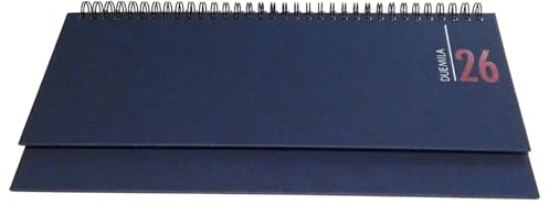 Planer Planer Büro Tischkalender 2024 Wochenplaner F,to 30 x 13 cm Grün + Gratis Stift und Lesezeichen