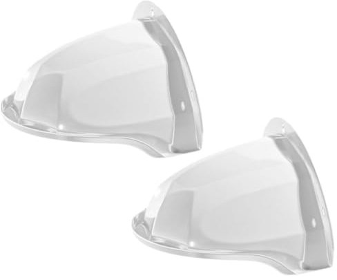 PRETYZOOM 2Pcs Security Camera Sun Rain Cover Shield Outdoor CCTV Camera Protector Cover Shade Protective Roof 29X21 cm