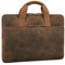 STILORD 'Beau' Vintage Leather Laptop Bag 15.6 Inch Business Handbag for Men and Women Genuine Leather Laptop Case MacBook Pro Sleeve 15.6 Inch, Colour:calais - brown