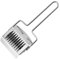 1 Packung Nudelmesser-Roller aus Edelstahl, Hand-Teigroller aus Edelstahl, Multifunktionales Teigmesser, Küchenkochutensilien, Nudelroller-Werkzeug (Silber)