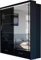 MN Furniture HACKNEY MODERN HIGH GLOSS & MIRROR SLIDING DOOR WARDROBE WITH INTEGRATED DRAWERS, ELONGATED LED LIGHT OPTION, SHELVES & HANGING RAILS