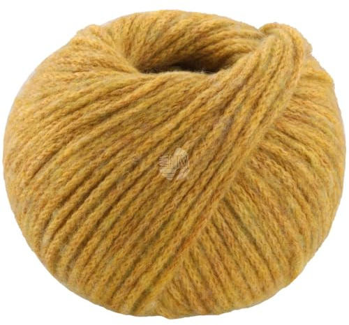 LANA GROSSA Twinny | Voluminöses Kettengarn aus Merinofasern mit Flauscheffekt | Handstrickgarn aus 97% Schurwolle (Merino extrafein) & 3% Polyamid | 50g Wolle zum Stricken & Häkeln | 100m Garn FB4
