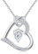 DAYLINLOVE Graduierung Halskette S925 Sterling Silber Klasse von 2024 Bachelor Cap Halsketten Klasse von 2025 Herz Anhänger College High School Graduierung Schmuck Geschenke für Frauen