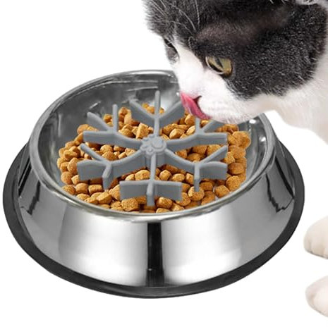 Cuenco para mascotas, cuencos para perros grandes, platos para ralentizar el consumo, cuenco para perros de alimentación lenta, Platos para perros laberinto antideslizantes de grado alimenticio,