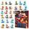 Drachen Adventskalender 2024, 24 Tage Weihnachts Countdown Kalender, 2D-Drachen-Anhänger-Countdown-Kalender Für Weihnachtsgeschenke,Drachen Countdown Kalender Geschenke Für Kinder