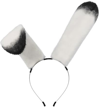 Mr.Fashion Simulierter Plüsch-Hasenohren-Haarreif – nur Comic-Con Cosplay – niedliche Kopfbedeckung für Mädchen und Frauen