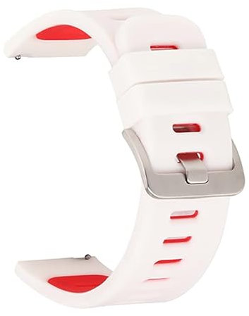 KAVJU Cinturino in silicone per smartwatch Garmin Vivoactive 3 4/Forerunner 245 245M 645/Venu SQ 2 Plus, For Venu 2, Agata