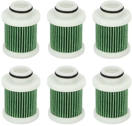 ZXHOZDM Riparazione Auto 6 Pezzi 6D8-WS24A-00 Filtro del Carburante Adatto for Yamaha F40A F50 T50 F60 T60 F70 F90-motore a Benzina Filtro Marino fuoribordo 40-115Hp Parti di Riparazione
