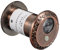 Lurrose Knocker with Ring Drill Bit Bin Home Doorbell Solar Panel Door Lock Bee Door Screen Door Zinc Alloy