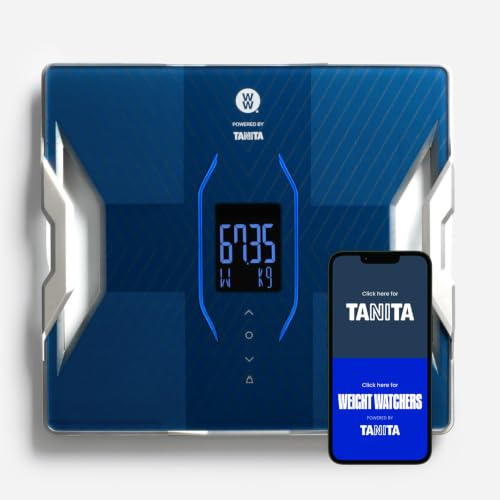 WeightWatchers by Tanita RD-953WW – Advanced Body Composition Smart Scale with Muscle Quality Score, Bluetooth Sync, 10+ Metrics, 200kg Capacity