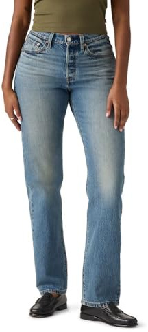 Levi's Women's 501 Curve Jeans, (New) Weather Now (Stretch), 30 Regular