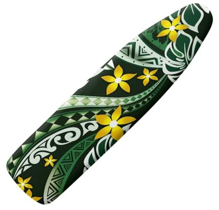 Ironing Board Covers 122 x 38cm Grass Green Easy-Fit for Protecting Ironing Board Size Up to 122 x 40cm, Universal Elasticated Cover