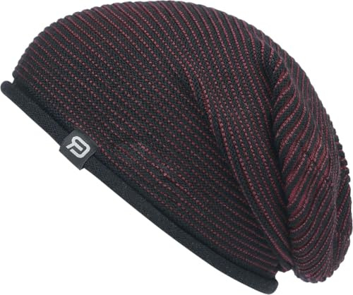RED by EMP Unisex Mütze Snow and Cold schwarz/rot