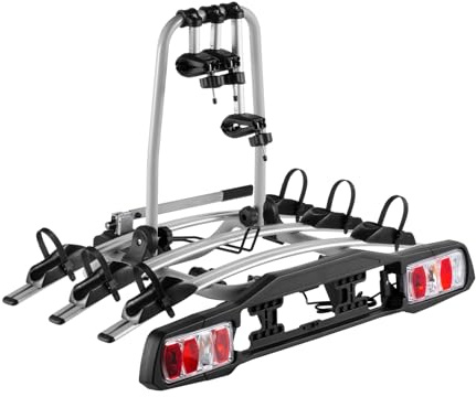 VDD – Fahrradträger – Fahrradträger Anhängerkupplung – Fahrradträger für 3 Fahrräder – Kippbar
