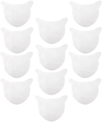 PATKAW Halsabdeckungspapier 100 Stück Weiße Toner Maskentücher aus Atmungsaktivem Baumwollpapier für Hautpflege und Pflege bei Unreiner Haut