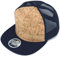 Cork Square Cotton Flat Visor Mesh Denim Adjustable Snapback Baseball Caps - Blau - Einheitsgröße