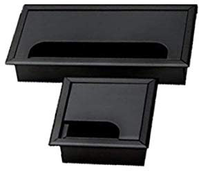 Kabeldurchführung Kabeldurchlass Arbeitsplatte Schreibtisch Tisch Büro Durchlass Aluminium (280mm)