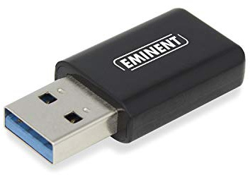 Ewent EM4536 Mini Dual Band AC1200 USB 3.1 Gen1, USB 3.0, Network Adapter Schwarz