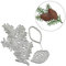 SpirWoRchlan Stanzschablonen für Scrapbooking, Tannenzapfen, Metall, Stanzschablone für Scrapbooking, Papierkarten, Prägeschablonen