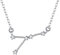Clearine 925 Sterling Silver Cancer Constellation Necklace - Zodiac 12 Horoscope Astrology CZ Pendant Birthday Gift for Women, Clear