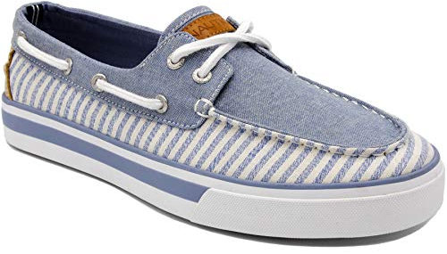 Nautica Men's Galley Lace-Up Boat Shoe,Two-Eyelet Casual Loafer, Fashion Sneaker