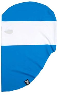 PGWEAR Polyester Sturmhaube (DE/NL/SE/PL, Alphanumerisch, Einheitsgröße, Weiß/Blau)