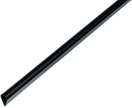 Alberts 499013 Klemmprofil | Kunststoff, schwarz | 1000 x 15 x 0,9 mm | 20er Set