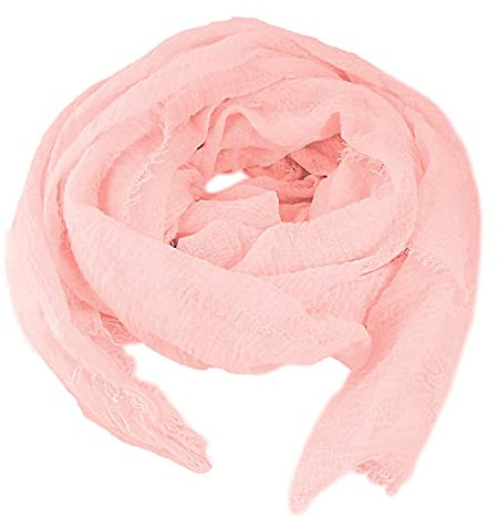 Niklarson Schal Tuch Puderrosa 190x100cm Damen Poncho Stola Pareo Viskose T1490