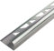 Dalsys Fliesenschiene Viertelkreisprofil Aluminium (eloxiert) Chrom glänzend 2,5m x 8mm, Rundprofil Halbrundprofil