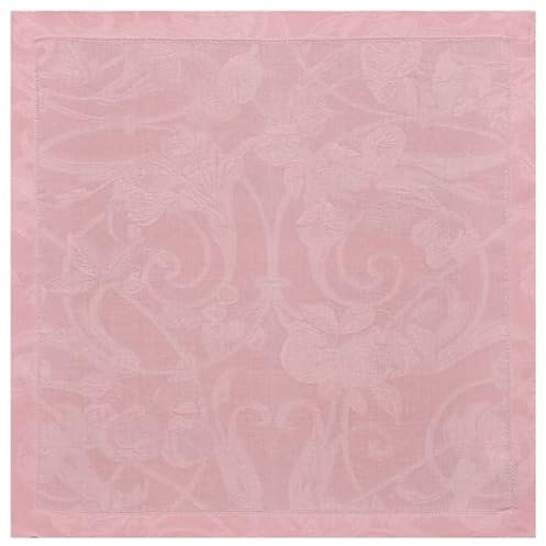 Le Jacquard Français 22507 Serviette (4er Pack) Tivoli Rose Poudre 50X50 cm Leinen