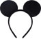 Youngly® Minnie Mouse Ears Headband – Red Bow & Polka Dot Alice Band – Girls Costume Party Accessories, Fancy Dress, Mickey Mouse Theme Birthday, Halloween