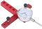 Table Saw Dial Indicator, 0.001in Accuracy Adjustable Saw Dial Gauge Corrector Kit Table Saw Alignment Gauge Table Saw Gauge Basic Kit Machinery Tool Alignment System 0.01in to 1in (Short)