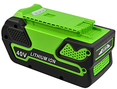 Tecmana 40V 6000mAh Replacement Battery for Greenworks G-MAX 29727 29472 29462 27062 20292 2100702 2100202 2501302 ST40B410 BA40L210 STBA40B210