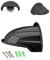 CTXSumTec Universal Sun Rain Shade Camera Cover Shield Wall Mount Bracket Case for Nest/Ring/Arlo/Dome/Bullet Outdoor Security Camera Protection Case (Black)