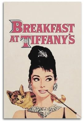 Audrey Hepburn Movie Breakfast at Leinwand Kunst Poster Und Wandkunst Bilddruck Moderne Familienzimmer Dekor 08x12inch(20x30cm)