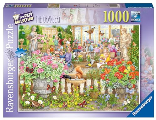 Ravensburger Cosy Cafe No. 2 The Orangery Café 1000 Piece Jigsaw Puzzles for Adults and Kids Age 12 Years Up