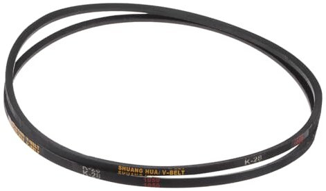 QUARKZMAN 2pz Cinghia a V in Gomma K28, Sezione V-Belt K 28 Circonferenza Esterna x 0.315 Larghezza x 0.236 Spessore, Cinghia di Trasmissione di Potenza Industriale