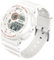 findtime Kinderuhr Junge Weiß Keine Dgitaluhr für Mädchen Jungen Jugendliche mit 5 ATM Wasserdicht/Alarm Stoppuhr/LED Licht/Stoßfest/Kalender Datum