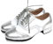 Zapatos de Tap Unisex adulto Zapatos de Tap Niñas Zapatos De Baile De Claqué De Jazz Zapatos clásicos de moda con cordones Material De Cuero zapatos de baile transpirables para Mujer Hombre