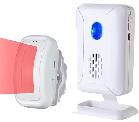 Bewegungsmelder, Alarm-Türklingel, Türklingel für Geschäft, beim Betreten, speichern Sie Willkommens-Summer, Türklingel beim Öffnen der Tür, Briefkasten-Alarm, Pflegepersonen-Erinnerung für ältere