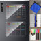 Acryl magnetischer Kalender für Kühlschrank, 2-Pack 33x25cm/13x10inch klarer Kühlschrank Kalender, Trocken Erase Planungsbretter, Monatsplaner und Wochenplaner