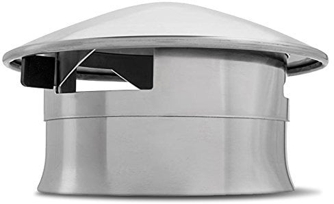 Smokeware Allwetter-Grill-Kamin-Entlüftungskappe für Kamado Joe Classic Serie 1, 2 und 3 und Big Joe Serie 1, 2 und 3