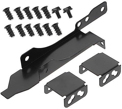 Hoement Computer Cooling Fan Mount Bracket Black Dual Fan Mount Rack for Graphics Card Pc Case Accessories